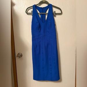 NWT Laundry by Shelli Segal Form-fitting V-Neck Royal Blue Dress Cocktail 6